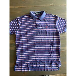 Polo Ralph Lauren Short Sleeve purple/ pink Striped size M
